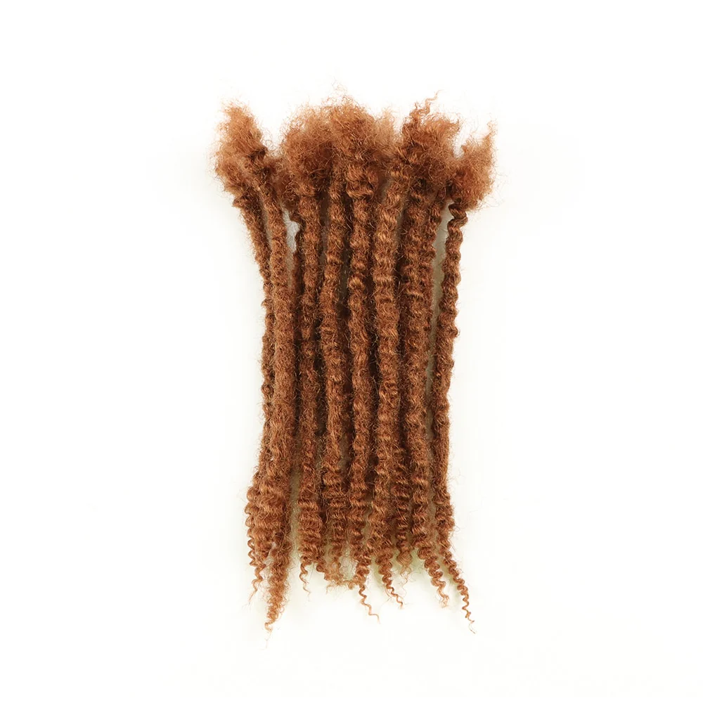 100% Human Hair Texture Locs Dreadlocks Extensions | Coiled Tips Locs - Image 3
