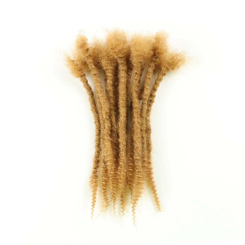 100% Human Hair Texture Locs Dreadlocks Extensions | Coiled Tips Locs - Image 4