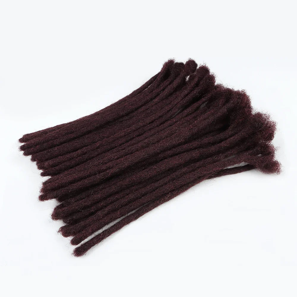 99J Color Vast Crochet Hair Dreadlocks Locs Braiding Hair Extensions100% Human Hair Dreadlock 20 Locs - Image 4