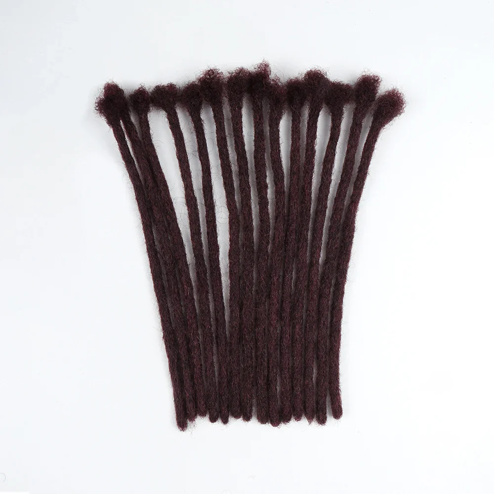 99J Color Vast Crochet Hair Dreadlocks Locs Braiding Hair Extensions100% Human Hair Dreadlock 20 Locs - Image 5