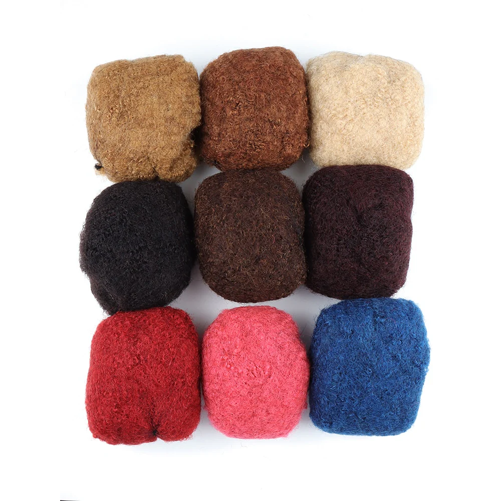 Afro kinky Curly Bulk Human Hair For Locs and Braiding 30g/pc | Natural Balck Color Brazilian Remy Hair Dyeable Bleachable - Image 3
