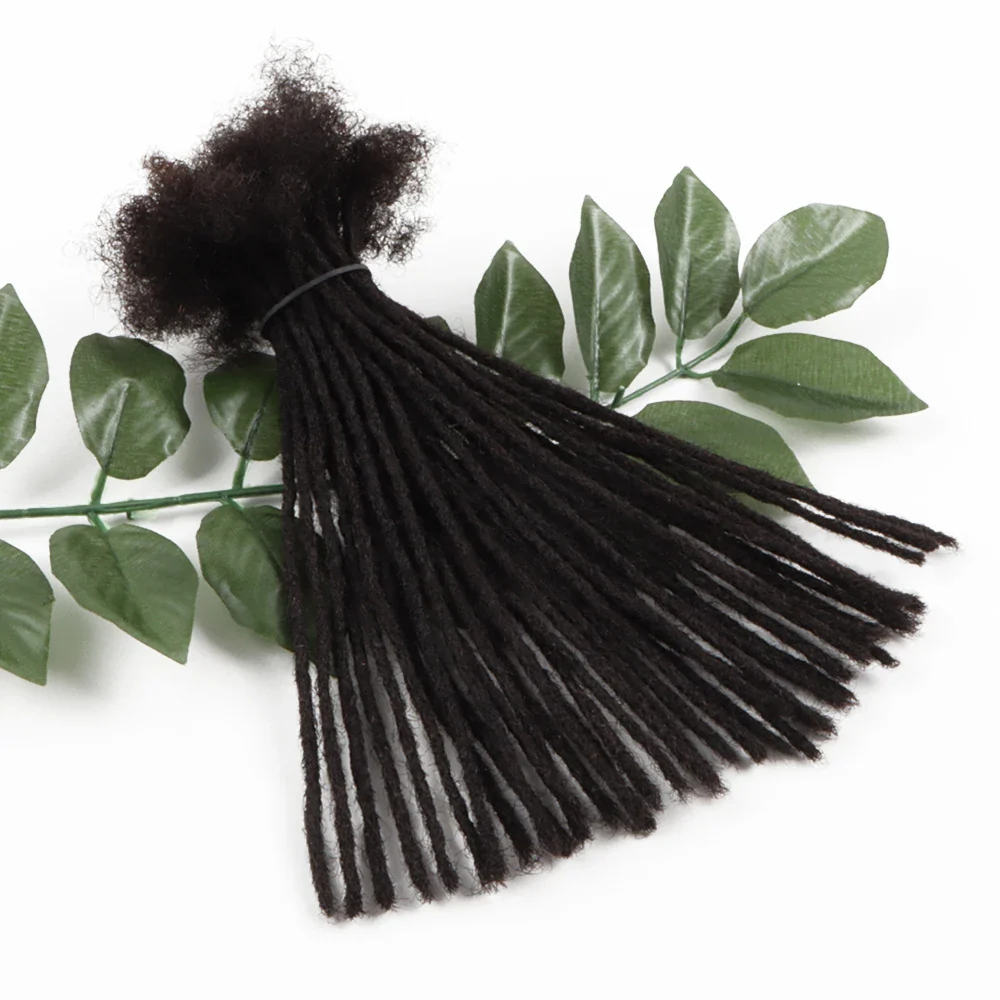 AHVAST  0.2cm Micro Locs Sister Locs 100% Soft Tight Natural Afro Kinky Human Hair Permanent Loc Extension Human Hair - Image 6
