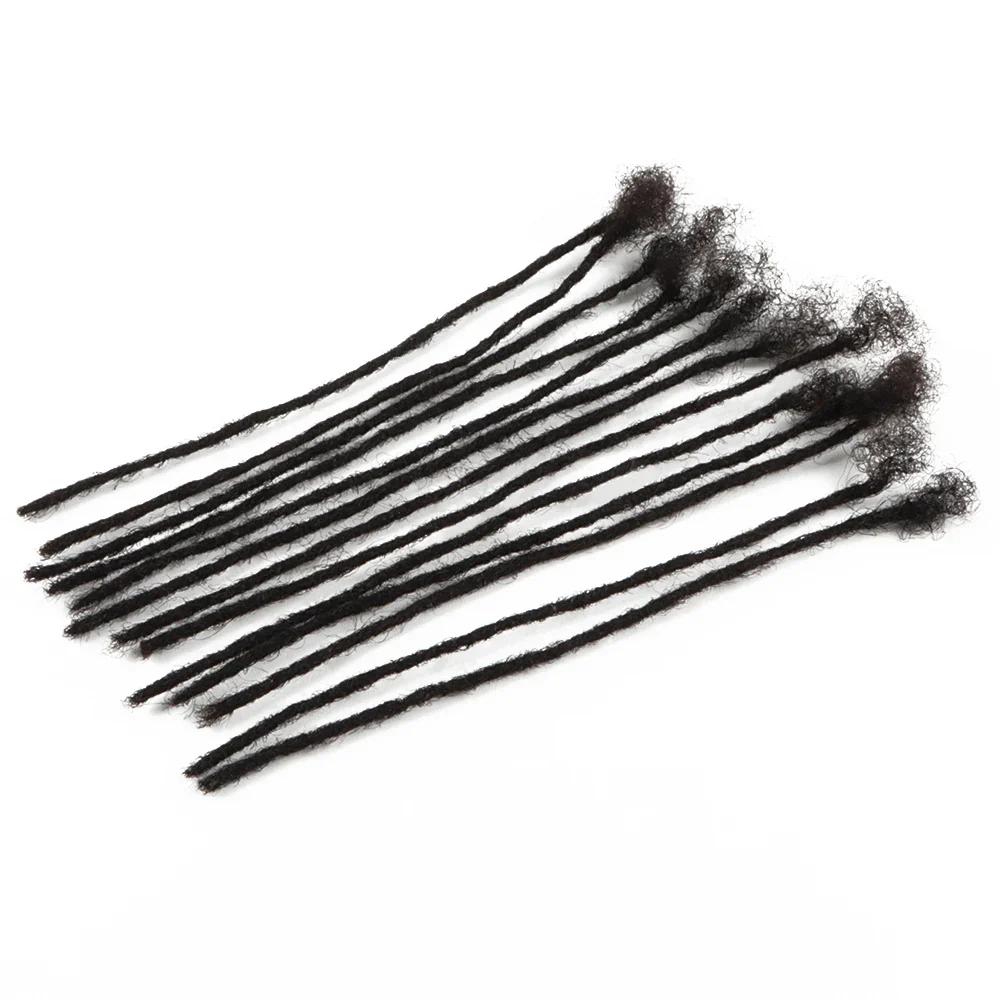 AHVAST  0.2cm Micro Locs Sister Locs 100% Soft Tight Natural Afro Kinky Human Hair Permanent Loc Extension Human Hair - Image 7