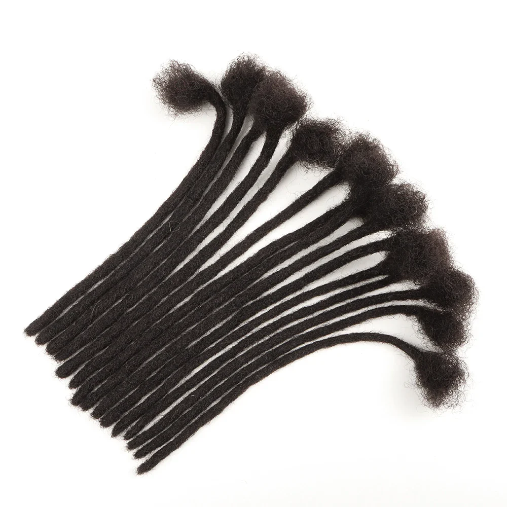 AHVast 100% Handmade Human Hair Locs Dreadlocks Extentions Afro Kinky Curly Hair Wholesale - Image 7