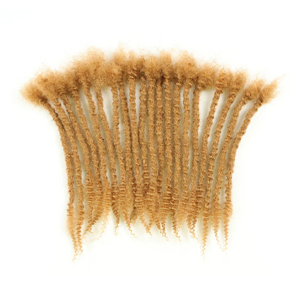 AHVAST 100% Human Hair Texture Locs Dreadlocks Extensions Textured Coiled Tips Locs - Image 6