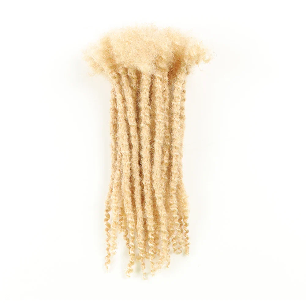 AHVAST 100% Human Hair Texture Locs Dreadlocks Extensions Textured Coiled Tips Locs - Image 8