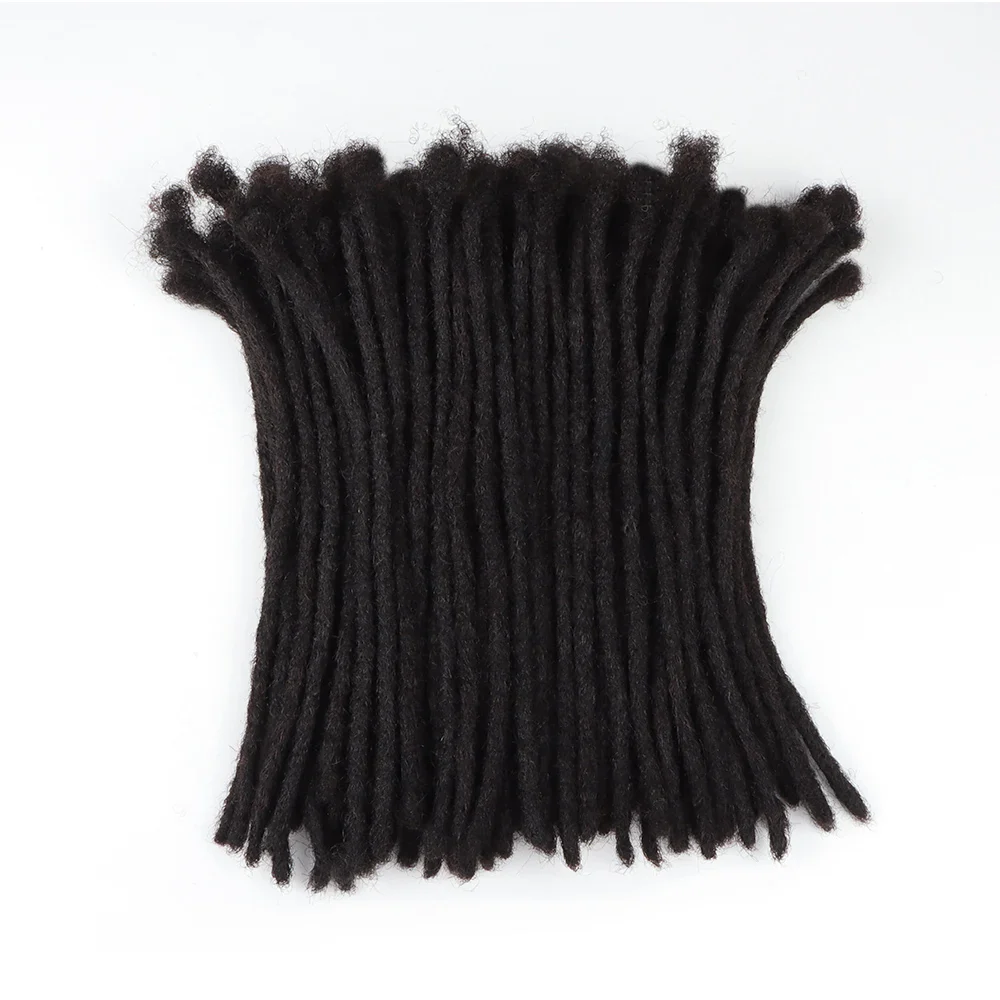AHVAST 100% Real Human Hair Dreadlock Extensions for Man/Women Permanent Loc Extensions Can Be Dyed And Bleached - Image 7