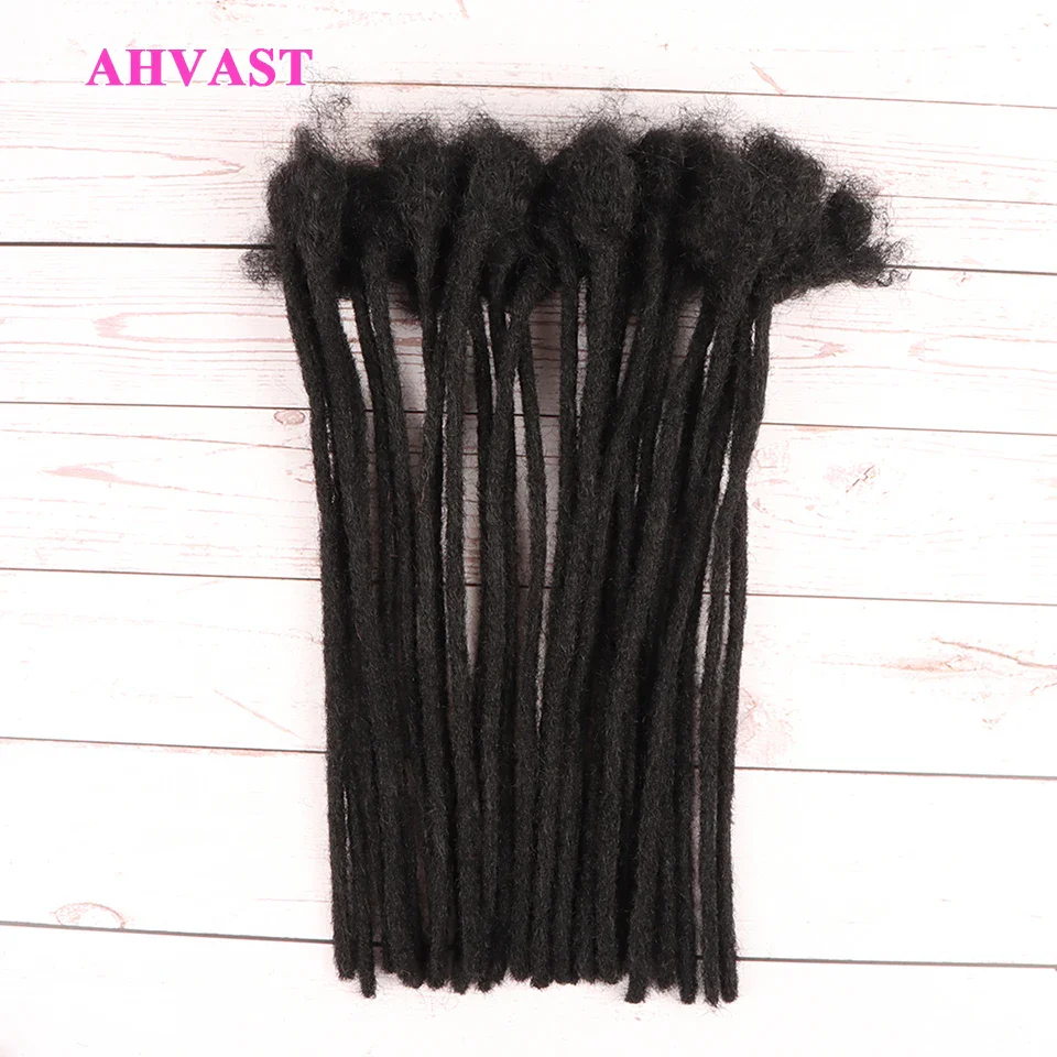 AHVAST Dreadlocks Extentions Wholesale 100% Handmade Human Hair Locs Light Weight Can be Bleached and Dyed Soft Natual Hair - Image 3