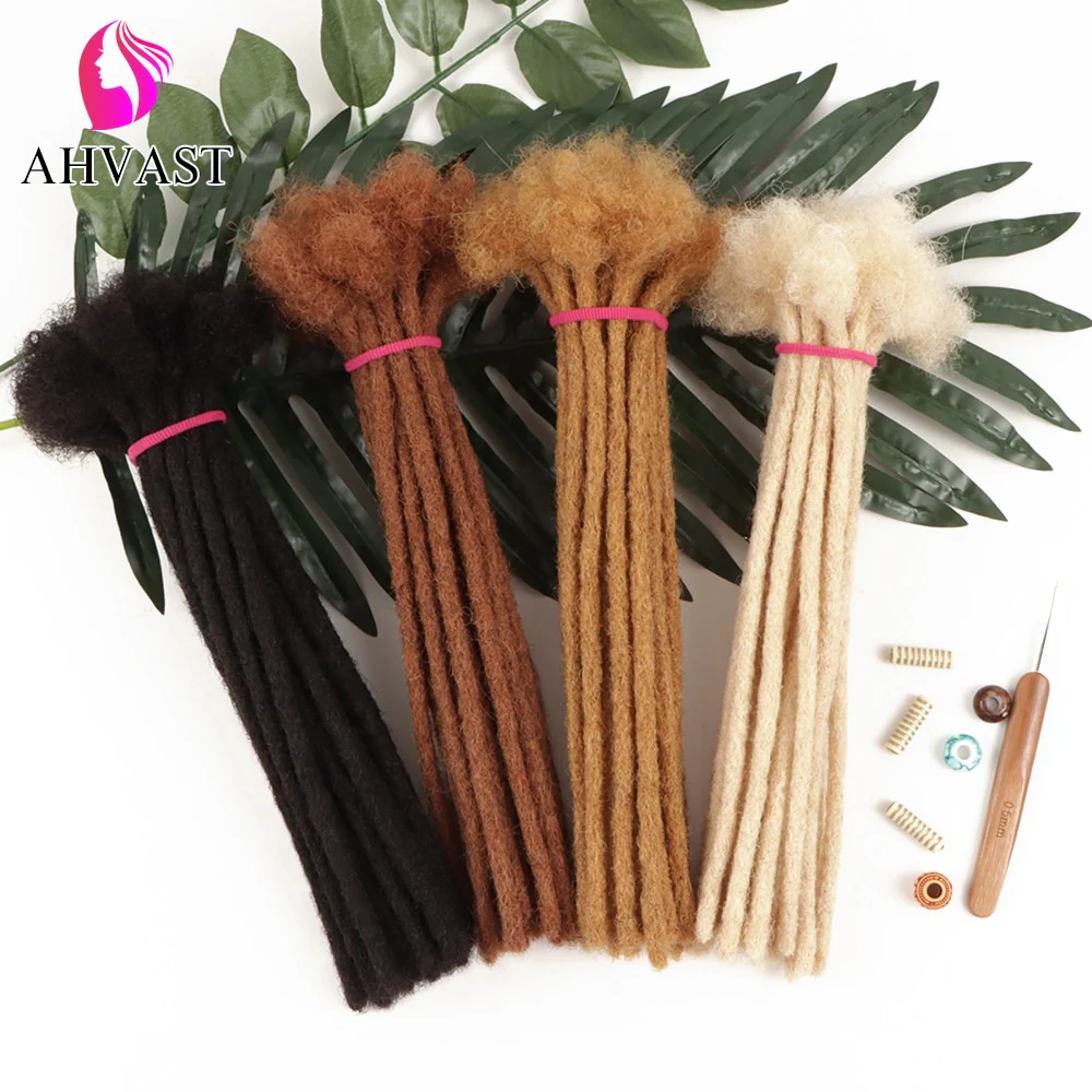 30 Color loc Extension | 100% Handmade Human Hair Dreadlocks - Image 3