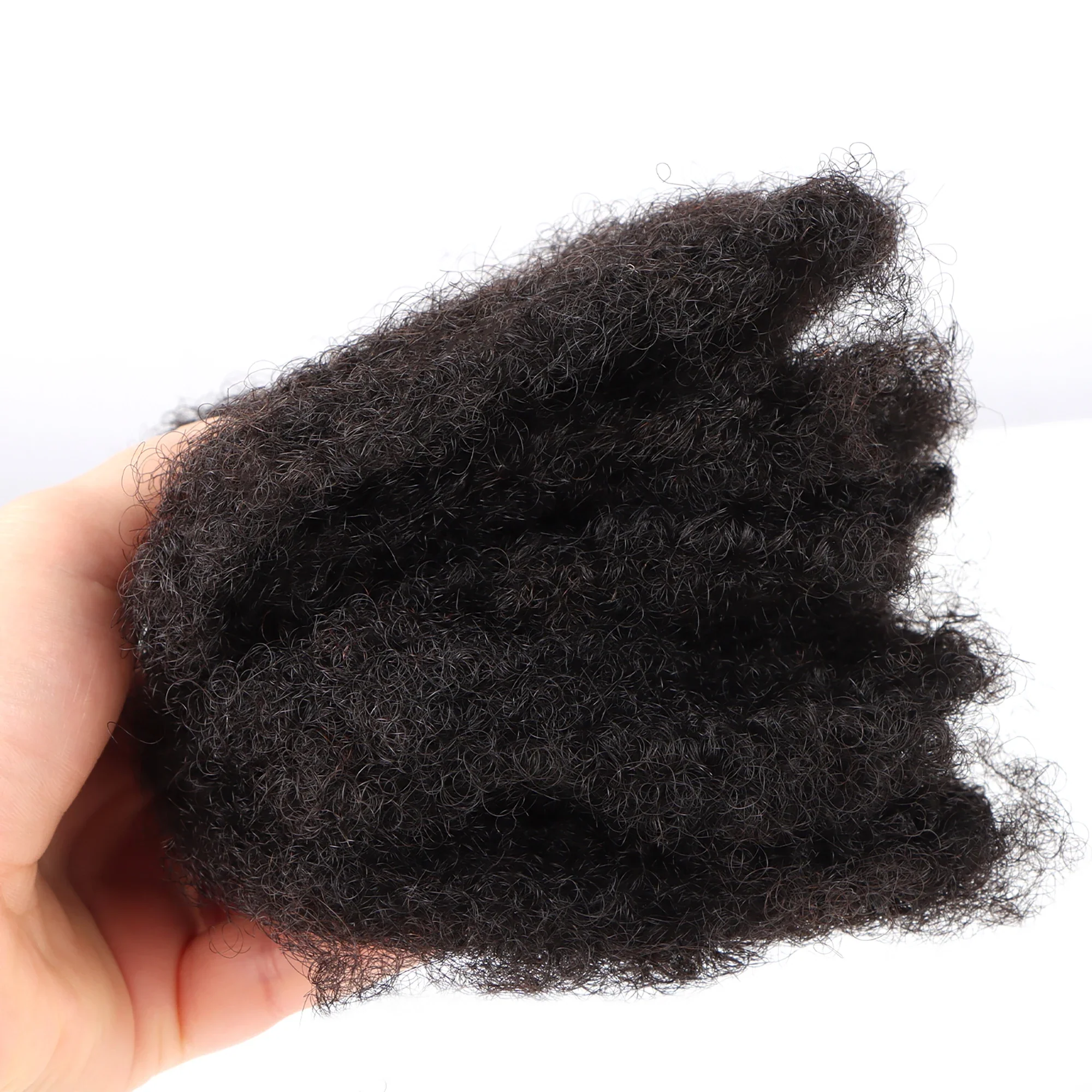 AHVAST Hair bulk Afro kinky Human Hair Bulk wholesale human hair bulk remy Bulk Human Hair Buns For Braiding - Image 5