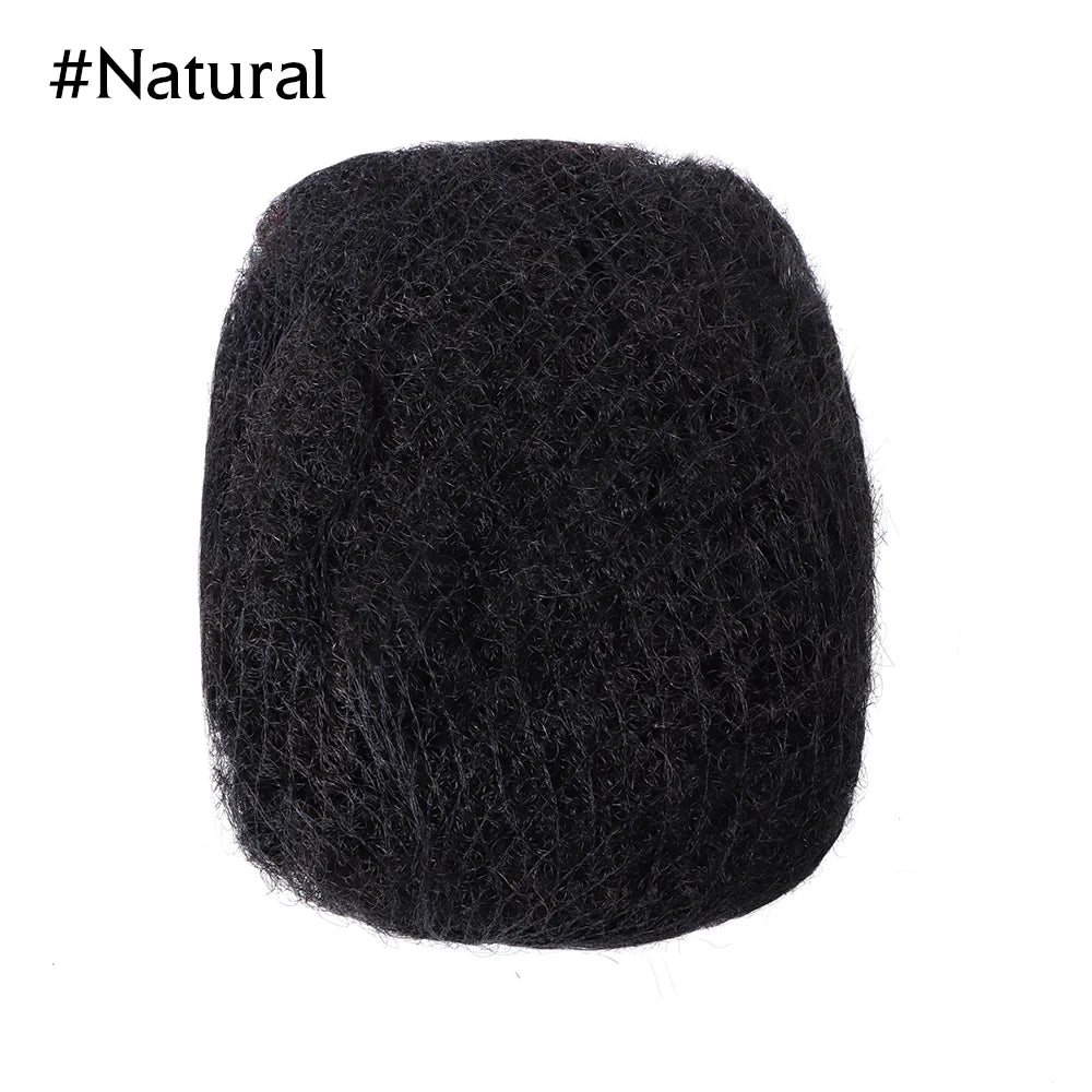 AHVAST Hair bulk Afro kinky Human Hair Bulk wholesale human hair bulk remy Bulk Human Hair Buns For Braiding - Image 9