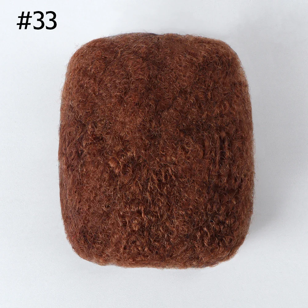 AHVAST Wholesale Tight Afro Kinky Hair Bulk 100% Human Hiar For Crochet DreadLocks Of Black 8 inch Repair Locs - Image 12