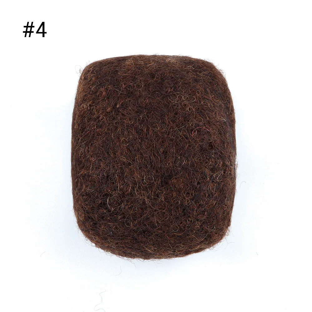 AHVAST Wholesale Tight Afro Kinky Hair Bulk 100% Human Hiar For Crochet DreadLocks Of Black 8 inch Repair Locs - Image 16