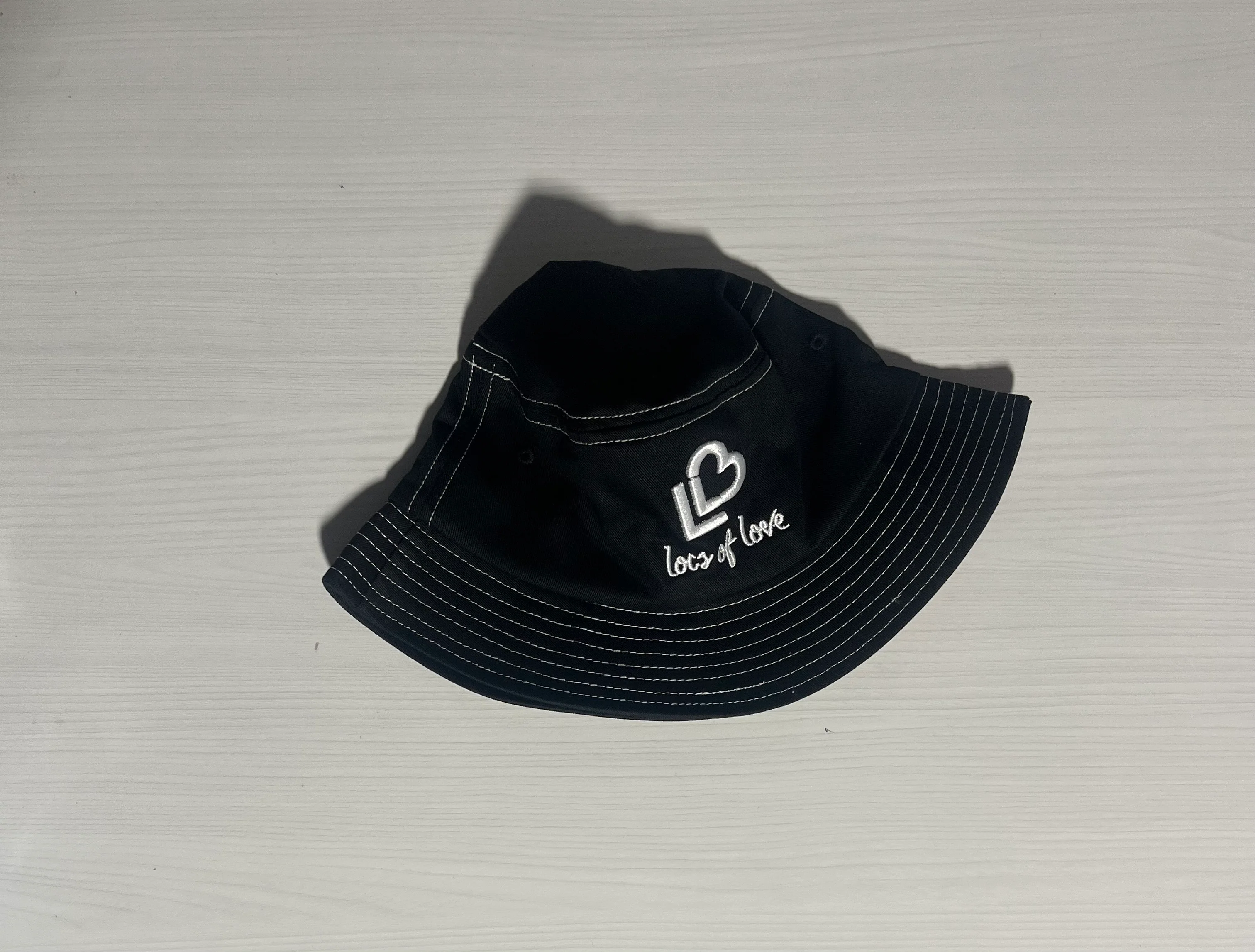 Bucket Hat (White Stitching)