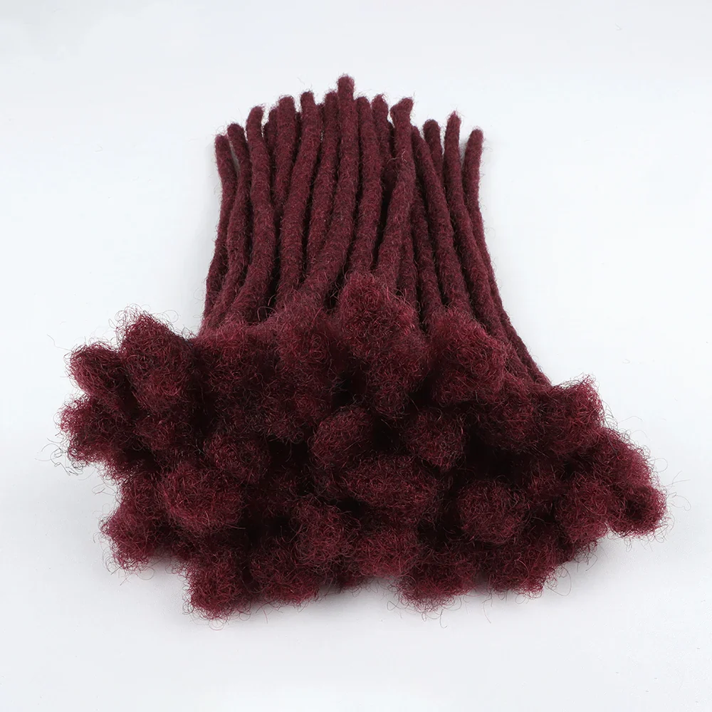 Bug Color Vast Crochet Hair Dreadlocks Locs Braiding Hair Extensions 100% Human Hair Dreadlock 20 Locs - Image 3