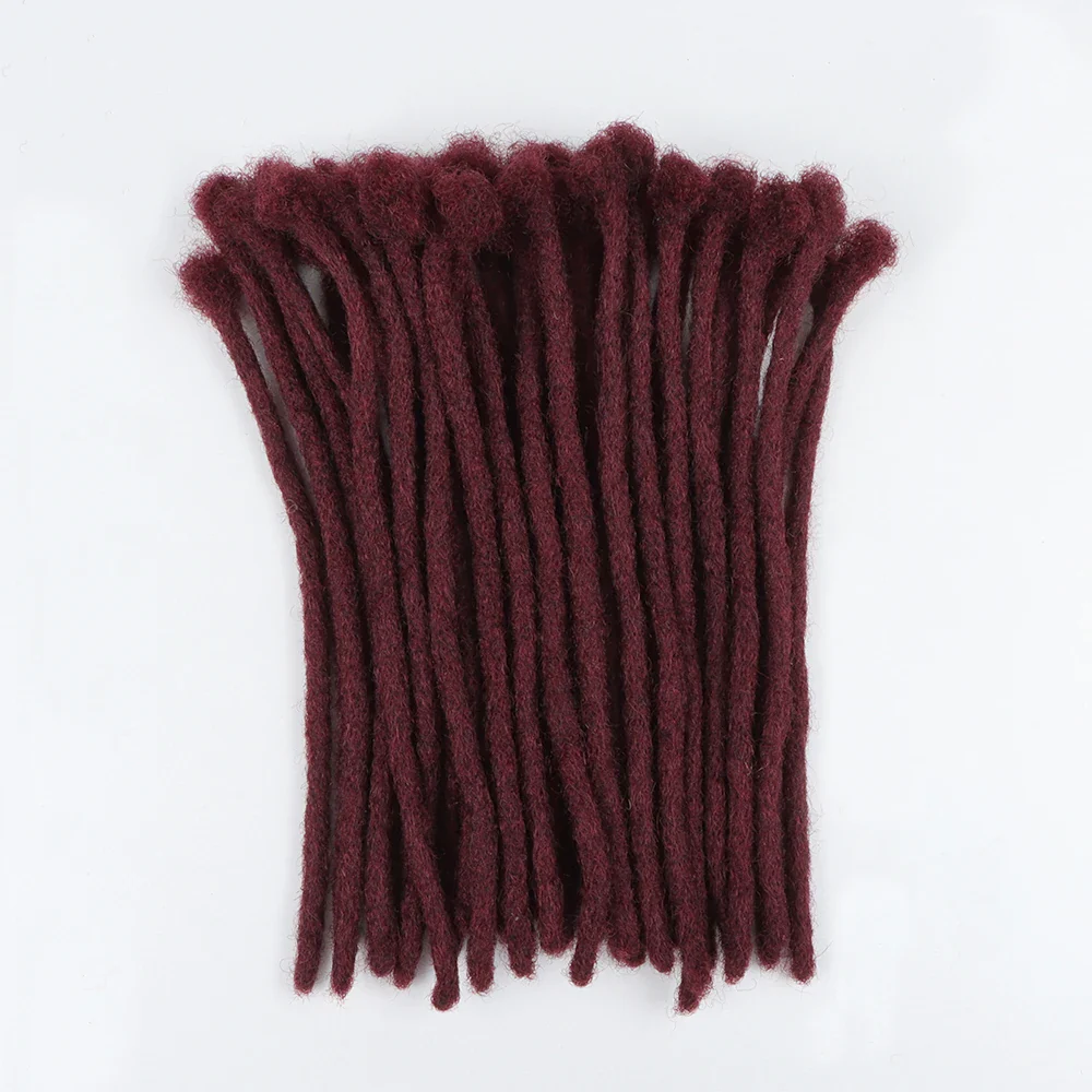 Bug Color Vast Crochet Hair Dreadlocks Locs Braiding Hair Extensions 100% Human Hair Dreadlock 20 Locs - Image 7
