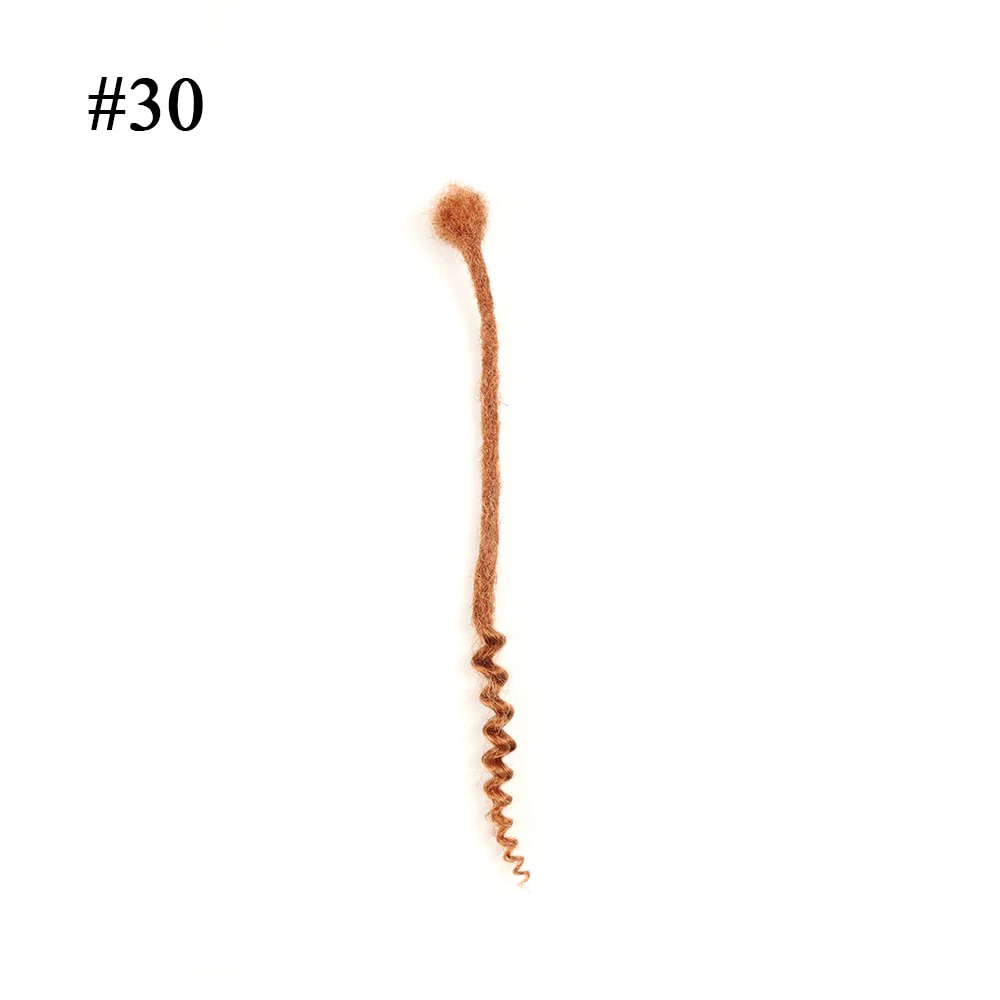 Curly Ends Locs |100% Human Hair Curly Ends Dreads Loc Extension - Image 6