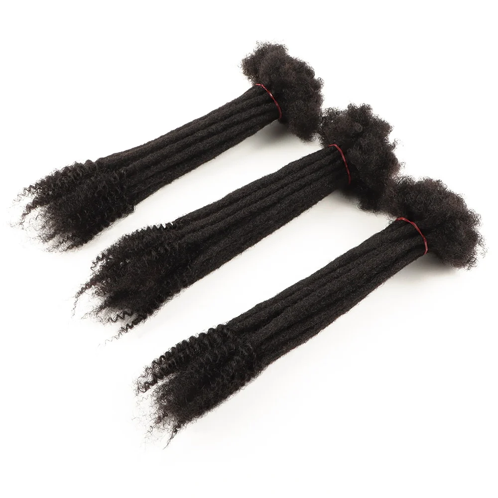 Curly Ends Locs |Human Hair Dreads Extensions - Image 9