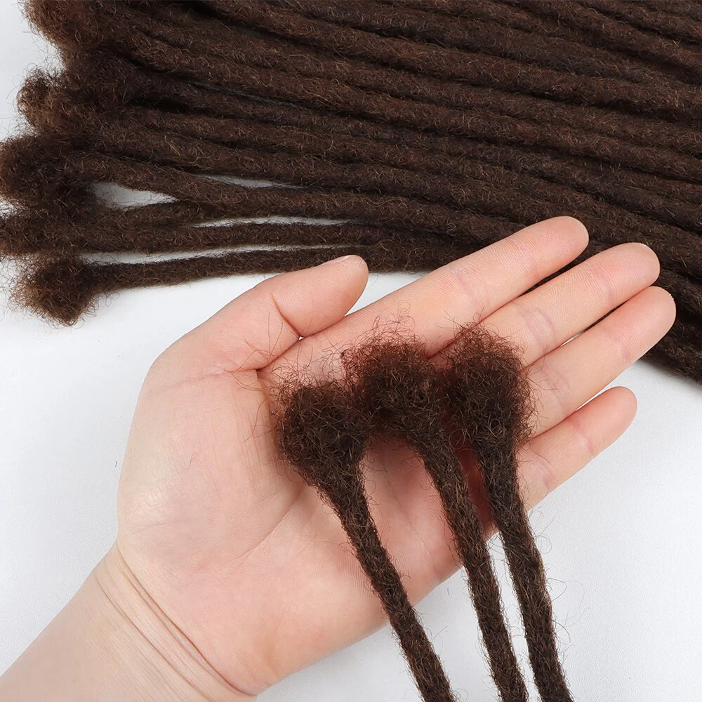 Handmade Dreads Extensions |Full Handmade 100% Human Hair Sisterlocks Soft Dreadlocks 60 Strands - Image 3
