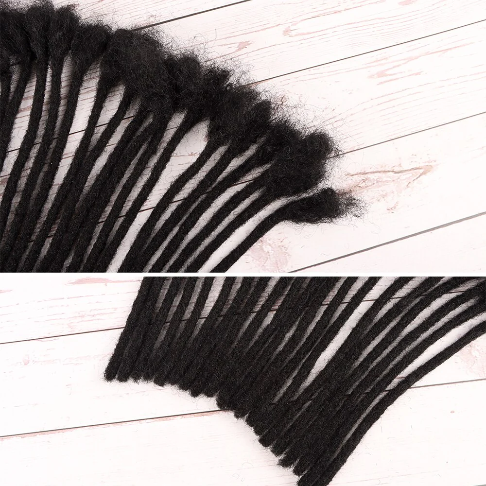 Human Hair Locs Extensions Natural Black Dreadlocks For Women and Men - Image 6