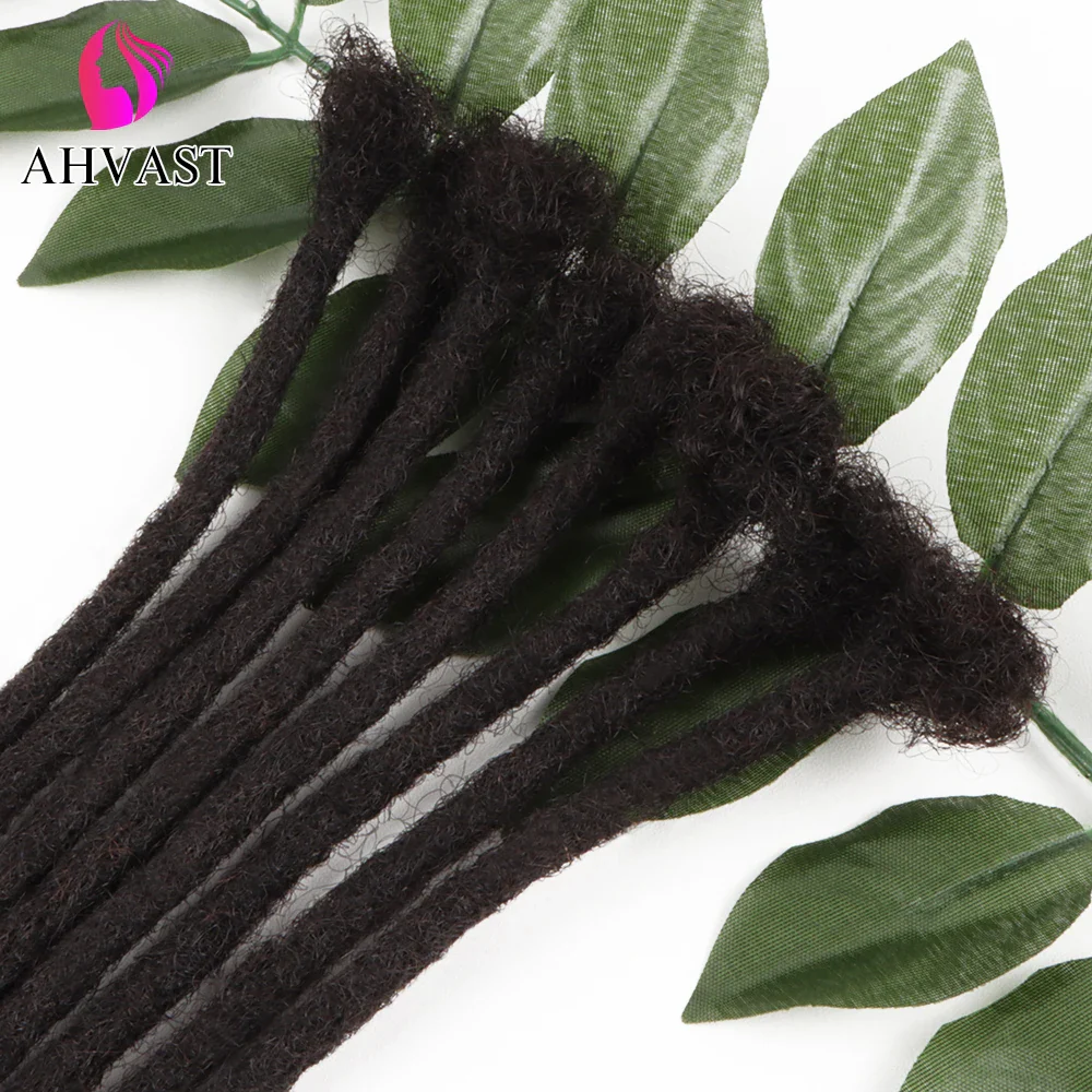 LocsOfLove 0.2cm 0.4cm 0.6cm 0.8cm Dread Locks Crochet Hair 100% Real Human Hair Handmade Micro Dreadlocks Extension For Men Women - Image 6