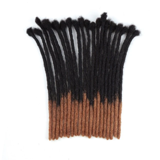 Natural Afro Kinky Human Hair Dreadlock Extension - Ombre Color 20/40/60 Strands - Image 7