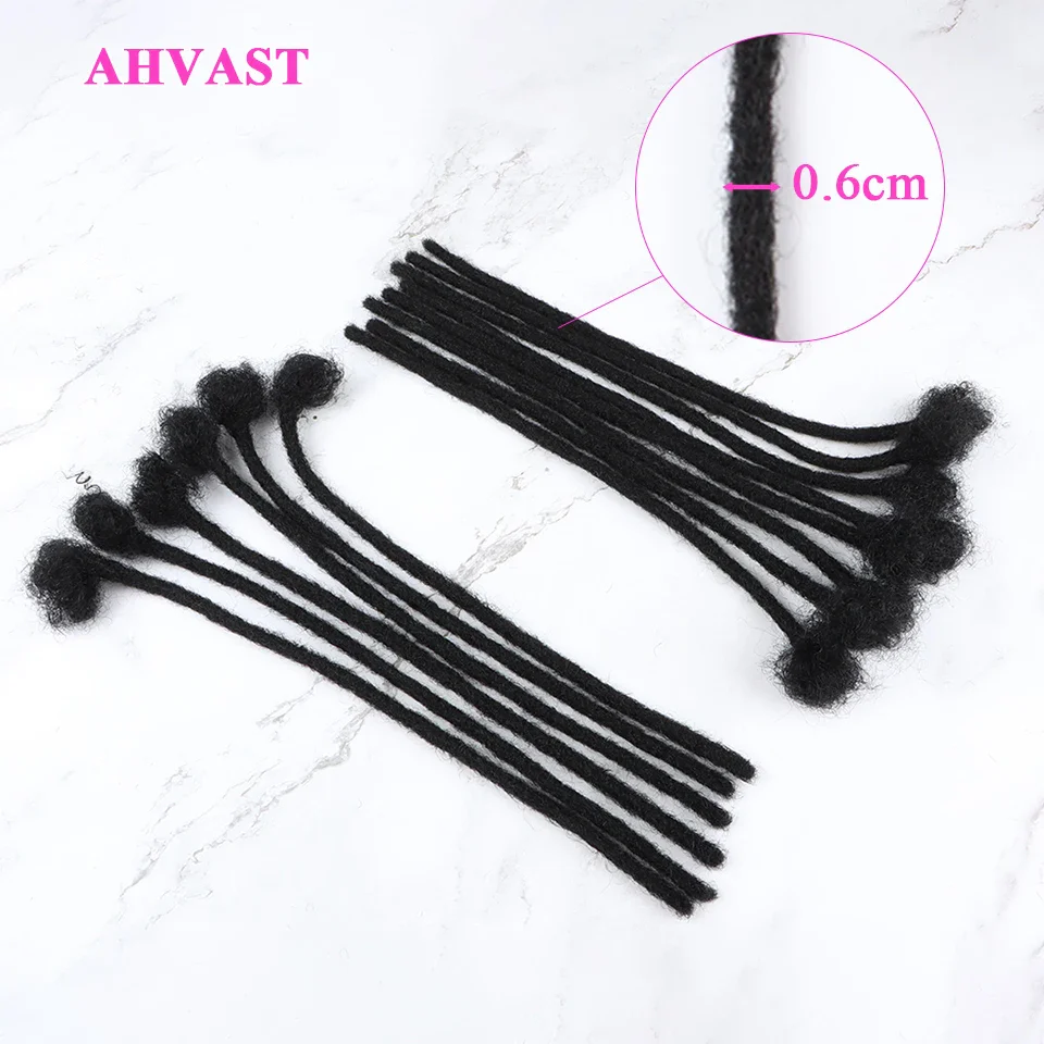 VAST Dreadlocks Extensions 100% Human Hair Tight Afro Kinky Human Hair For Twist Braids Dreadlocks Hair Extensions - Image 3