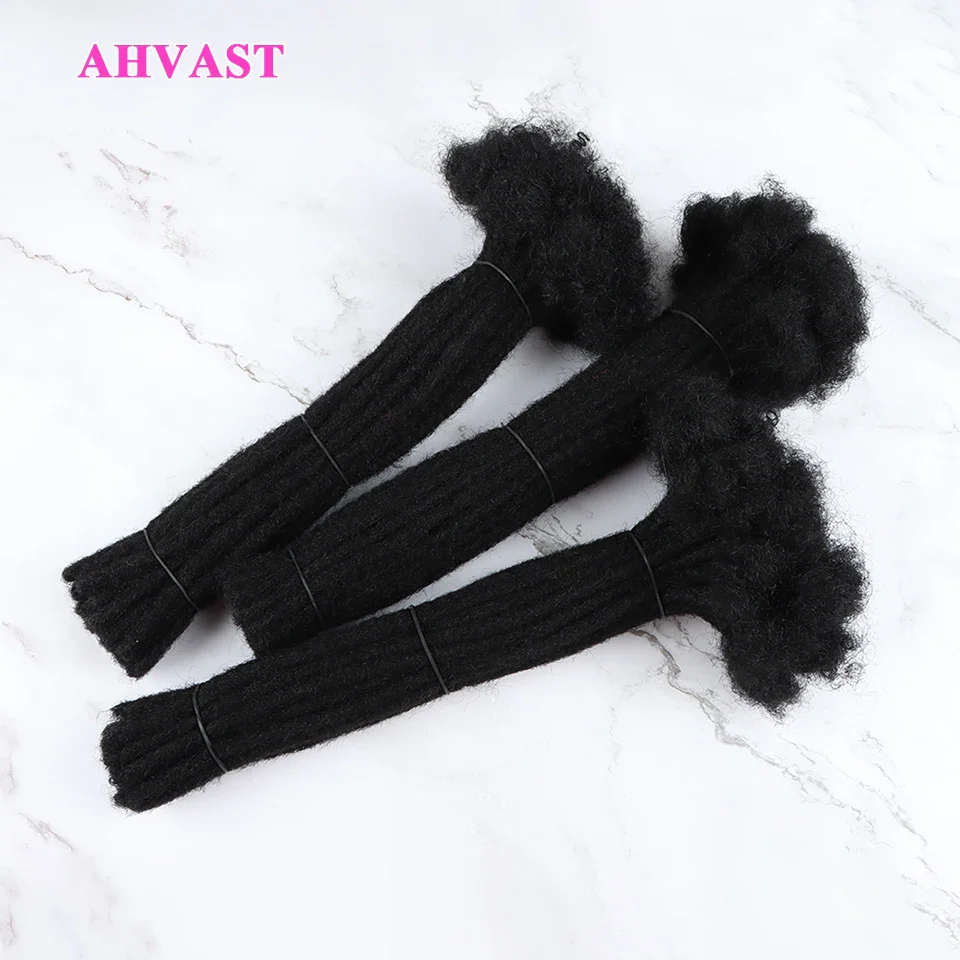 VAST Remy 100% Human Hair Braiding Crochets Hair Dreadlocks Hair Extensions Can Be Dyed And Bleached - Image 2