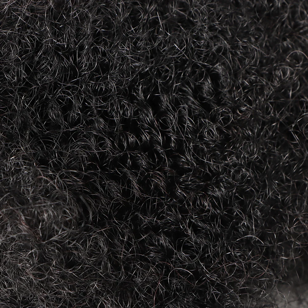 Vast Wholesale Tight Afro Kinky Hair Bulk 100% Human For DreadLocks Off Black 8 inch 30grams - Image 2